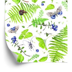 Papier Peint Fougère Aux Papillons – Image 2