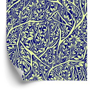 Papier Peint Feuilles Ornementales Avec Des Branches – Image 2