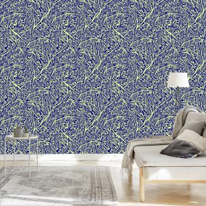 Papier Peint Feuilles Ornementales Avec Des Branches – Image 3
