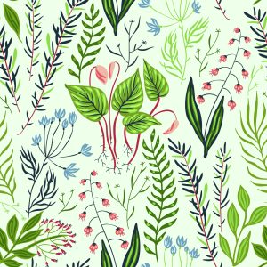Papier Peint Plantes Du Pré – Image 1