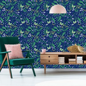 Papier Peint Plantes De Champs De Printemps Avec Des Feuilles – Image 6