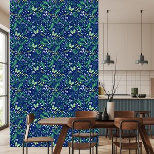 Papier Peint Plantes De Champs De Printemps Avec Des Feuilles – Image 4