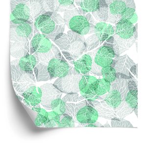 Papier Peint Feuilles Dessinées – Image 2