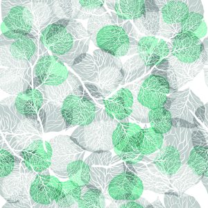 Papier Peint Feuilles Dessinées – Image 1