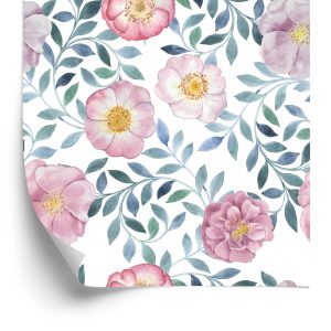 Papier Peint Belles Fleurs Exotiques – Image 2