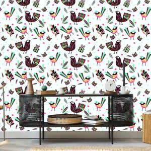 Papier Peint Oiseaux De Style Bohème – Image 5