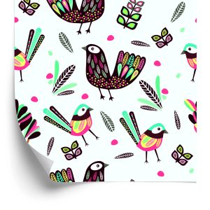 Papier Peint Oiseaux De Style Bohème – Image 2