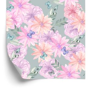 Papier Peint Fleurs De Style Bohème – Image 2
