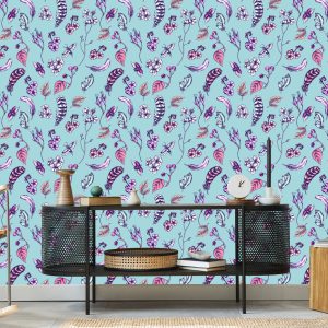 Papier Peint Flore Dans Le Style Bohème – Image 5