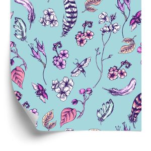 Papier Peint Flore Dans Le Style Bohème – Image 2
