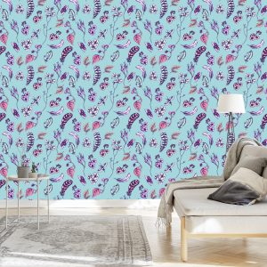 Papier Peint Flore Dans Le Style Bohème – Image 3
