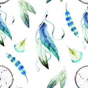 Papier Peint Attrape-Rêves À Plumes – Image 1