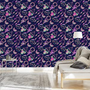 Papier Peint Attrape-Rêves Colorés – Image 3