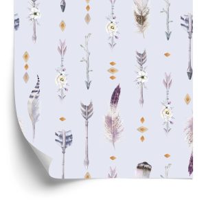 Papier Peint Plumes De Style Boho – Image 2