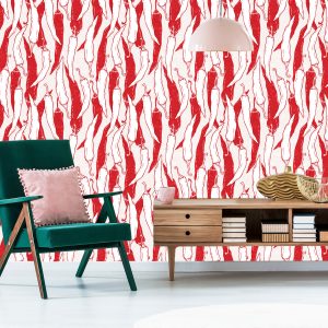 Papier Peint Piments Blancs Et Rouges – Image 6