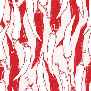 Papier Peint Piments Blancs Et Rouges – Image 1