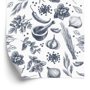 Papier Peint Herbes Aux Épices – Image 2