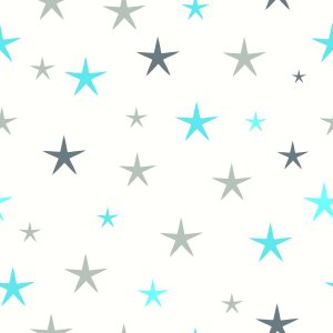 Papier Peint Pour Les Enfants - Etoiles Bleues Et Grises – Image 1