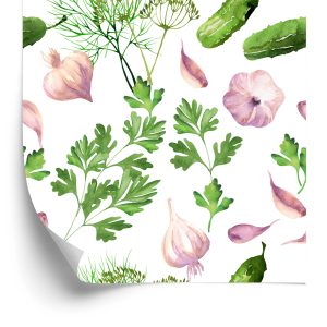 Papier Peint Concombres À L'ail – Image 2