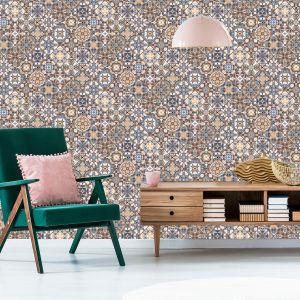 Papier Peint Belle Mosaïque De Style Oriental – Image 6