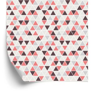 Papier Peint Géométrique - Triangles Colorés – Image 2