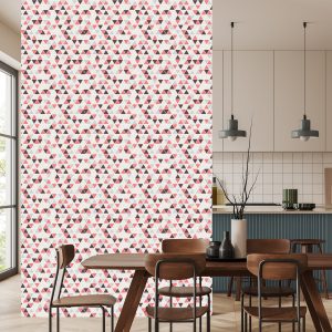Papier Peint Géométrique - Triangles Colorés – Image 4
