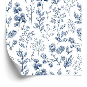 Papier Peint Feuilles Aux Herbes – Image 2