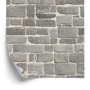 Papier Peint Mur De Briques Grises – Image 2