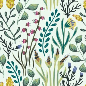 Papier Peint Fleurs Et Plantes Des Champs – Image 1