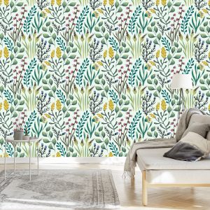 Papier Peint Fleurs Et Plantes Des Champs – Image 3
