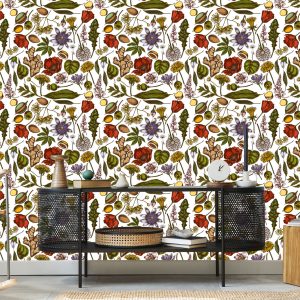 Papier Peint Plantes Des Champs Avec Des Herbes Et Des Épices – Image 5