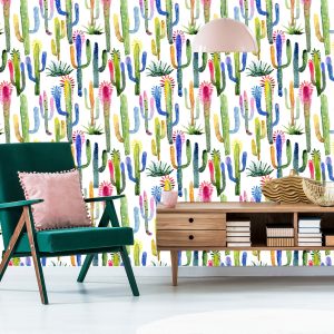 Papier Peint Cactus Colorés – Image 6