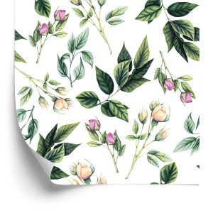 Papier Peint Brindilles De Roses – Image 2
