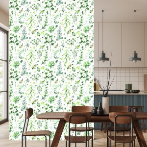 Papier Peint Feuilles Et Fleurs Sauvages – Image 4