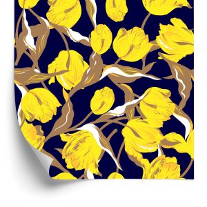 Papier Peint Tulipes Jaunes – Image 2