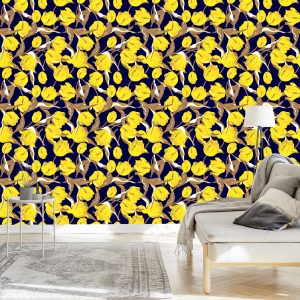 Papier Peint Tulipes Jaunes – Image 3