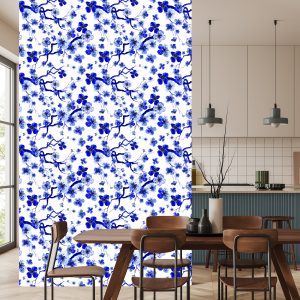 Papier Peint Pour La Chambre Fleurs De Cerisier Brindilles Plantes 3D – Image 4