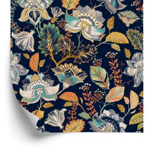 Papier Peint Fleurs De Style Folklorique – Image 2