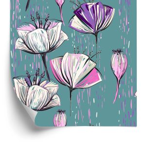 Papier Peint Tulipes Peintes – Image 2