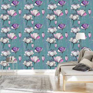 Papier Peint Tulipes Peintes – Image 3