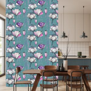Papier Peint Tulipes Peintes – Image 4