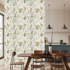 Papier Peint Fleurs Sauvages Aux Baies – Image 4