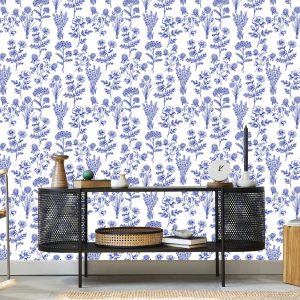 Papier Peint Fleurs Des Champs Bleus – Image 5