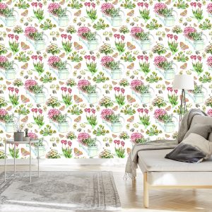Papier Peint Fleurs À Konewka – Image 3