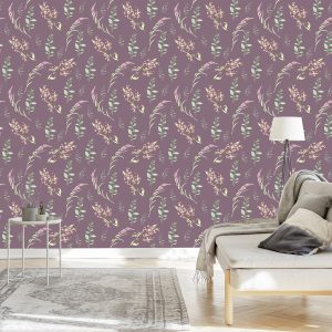Papier Peint Fleurs Sauvages Peintes – Image 3
