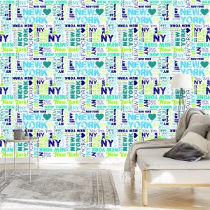 Papier Peint J'aime New York – Image 3