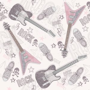 Papier Peint Collage De Musique – Image 1
