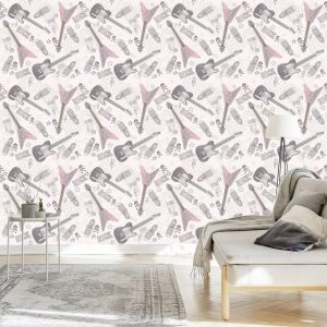 Papier Peint Collage De Musique – Image 3