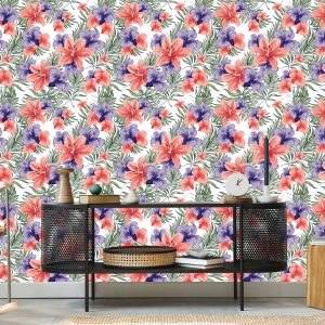 Papier Peint Fleurs Printanières Colorées – Image 5