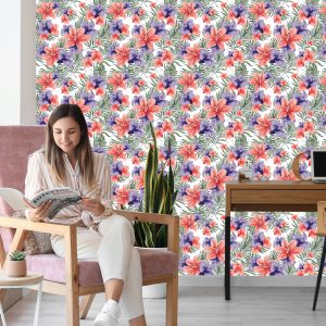 Papier Peint Fleurs Printanières Colorées – Image 7